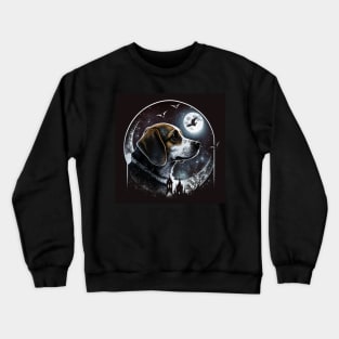 Dark Beauty Beagle Crewneck Sweatshirt